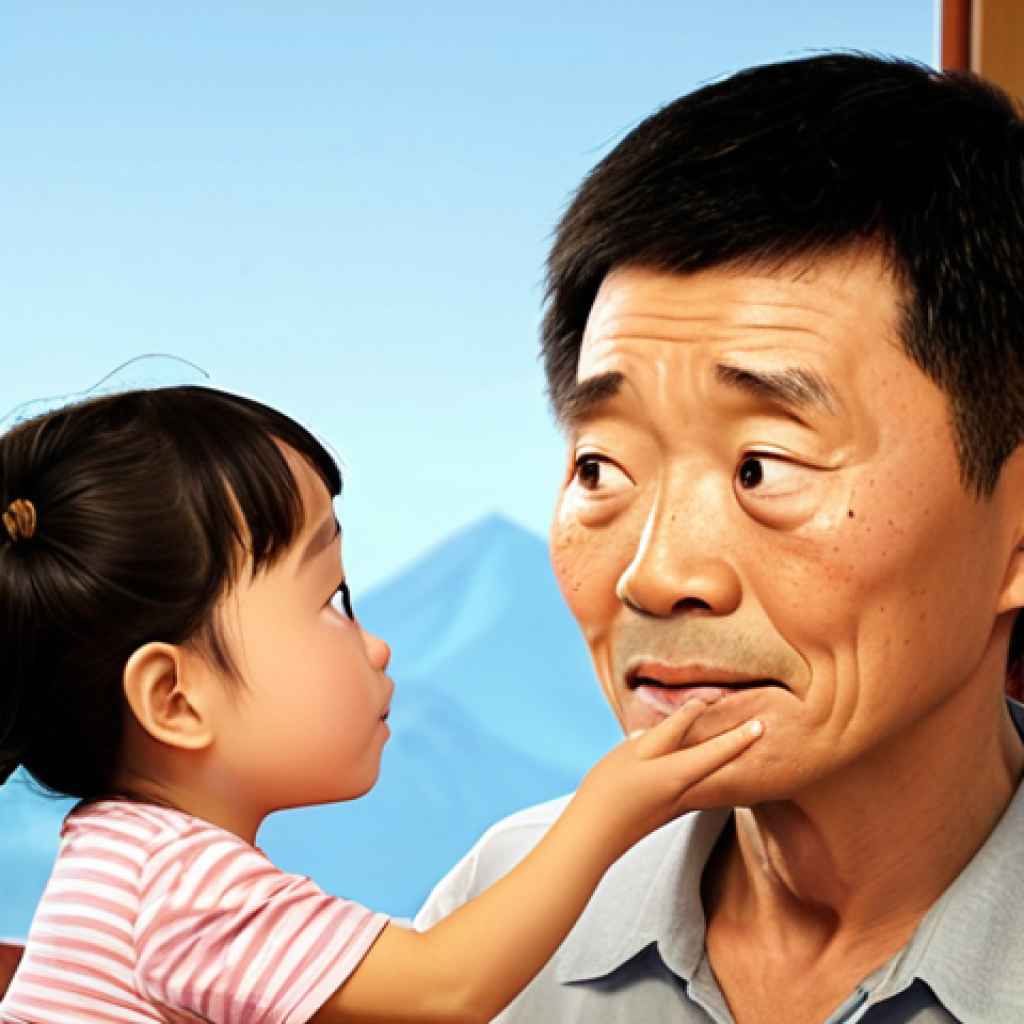 Vibrant and warm-toned illustration of a Chinese parent and their child (around 4-6 years old) watching 'The Little Bus Tayo Season 4' together. The child's face shows deep concentration and budding understanding, reflecting Tayo's role as an 'emotional coach' and 'social enlightener.' Subtle visual cues of emotions like empathy, thoughtfulness, and dawning understanding can be seen on the child's face, hinting at the show's impact on their emotional intelligence and social awareness. The background softly blurs between the animated world of Tayo and a cozy home setting, emphasizing a connected learning experience.