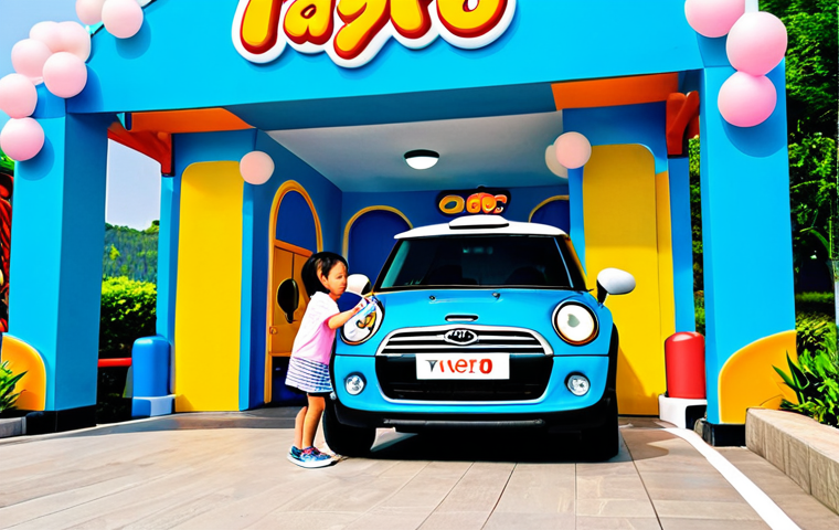 타요 키즈카페 체험 - Here are three detailed image prompts in English, based on the provided content: