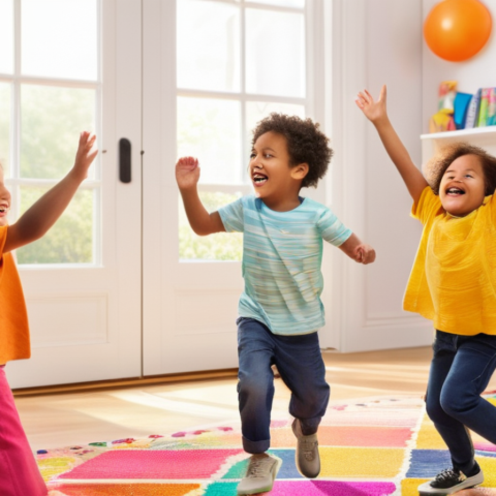 타요 OST 앨범 - **Prompt:** A vibrant, high-definition image of a diverse group of four to seven-year-old children, ...