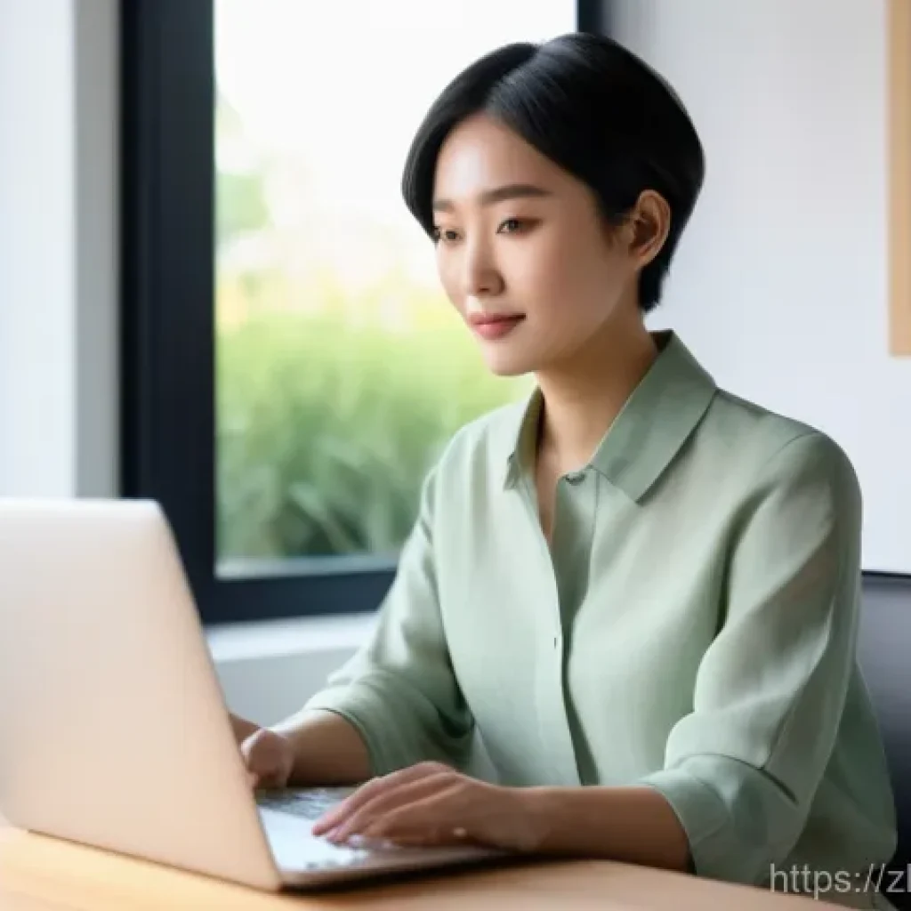 타요의 글로벌 트렌드 - **AI as a Personal Assistant for Creative Work**
    A highly detailed, realistic photograph of an E...