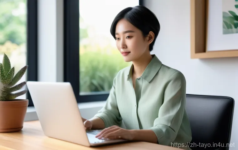 타요의 글로벌 트렌드 - **AI as a Personal Assistant for Creative Work**
    A highly detailed, realistic photograph of an E...