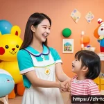 타요 관련 실시간 스트리밍 - A lively and colorful live streaming scene featuring a cheerful female host dressed in cute cosplay ...